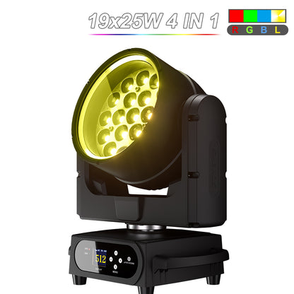 Upgrade SHEHDS Waterproof LED Moving Head Light 19x15W / 20W / 25W Beam Wash Zoom IP65 Stage Lighting