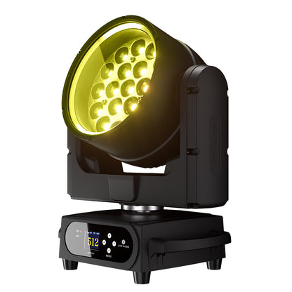Upgrade SHEHDS Waterproof LED Moving Head Light 19x15W / 20W / 25W Beam Wash Zoom IP65 Stage Lighting