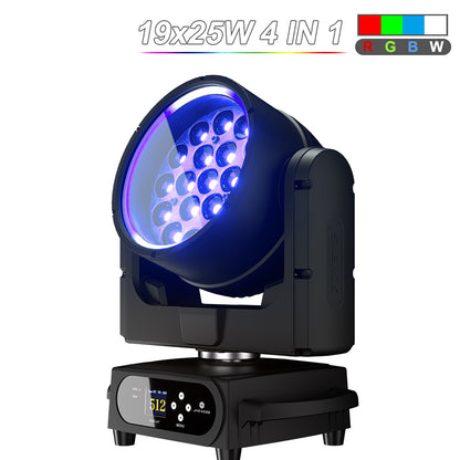 Upgrade SHEHDS Waterproof LED Moving Head Light 19x15W / 20W / 25W Beam Wash Zoom IP65 Stage Lighting