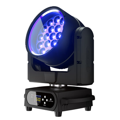 Upgrade SHEHDS Waterproof LED Moving Head Light 19x15W / 20W / 25W Beam Wash Zoom IP65 Stage Lighting