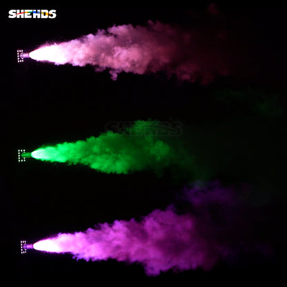 SHEHDS LED 12x3W RGB CO2 Jet Machine Vaporize quickly For Stage performances wedding outdoor performance