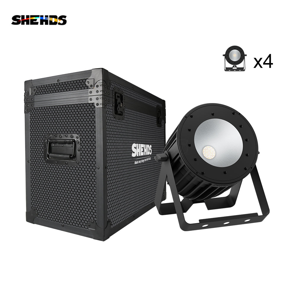SHEHDS Nieuwe versie Aluminium LED 200W RGBACL 6in1 COB-licht 2 jaar garantie Verstelbare stembediening Gevoeligheid voor prestatiepodium