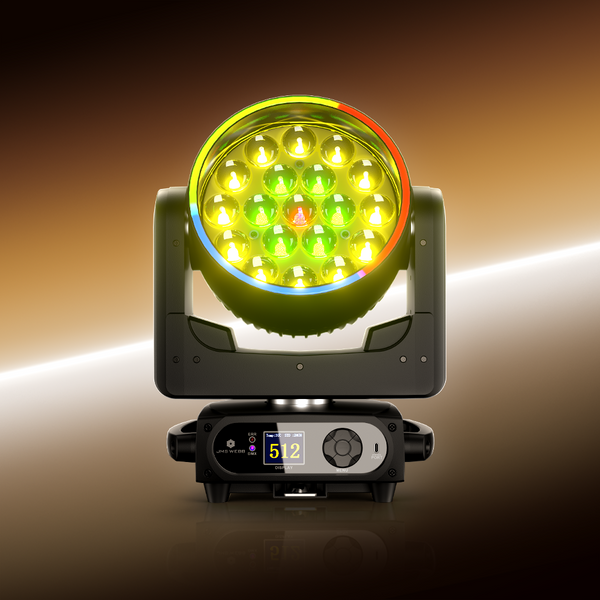 UPGRADE SHEHDS LED Moving Head Light 19x15W /20W/25W Beam Wash Zoom Stage Lighting