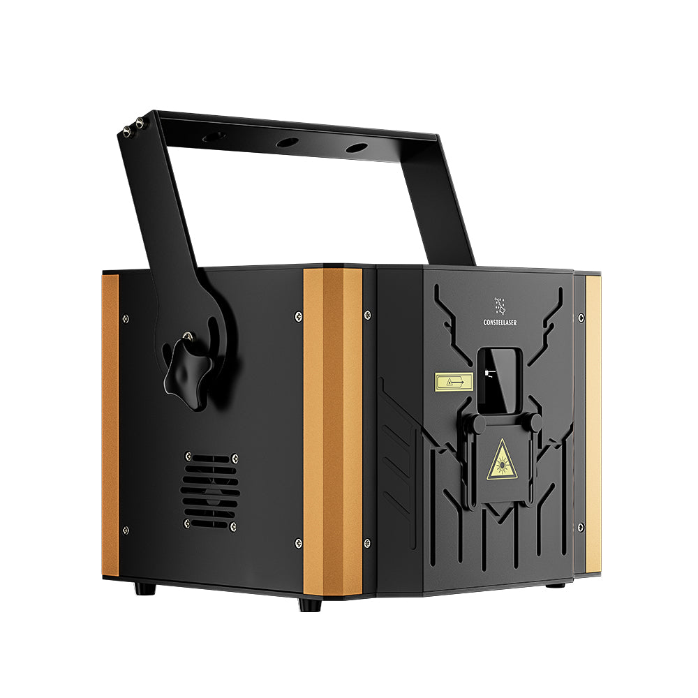 Constellaser Láser semiconductor de animación RGB de 6 W con conector Art Net DMX512, ILDA y RJ45 