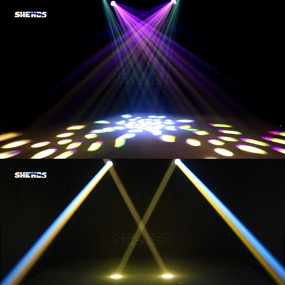 SHEHDS feixe 275W 10R prismas duplos DJ luz movendo luzes principais para teatro de casamento em boate