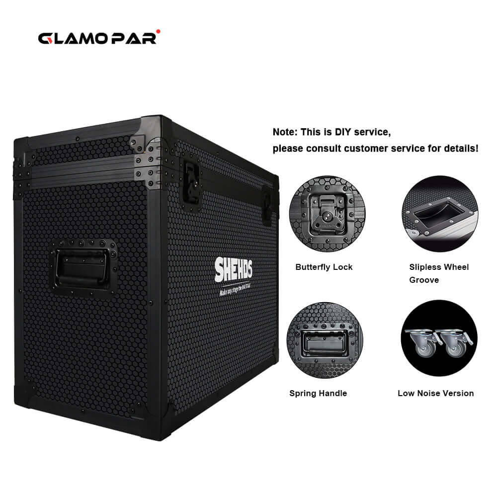 GLAMOPAR Waterproof LED 1000W RGB Strobe Moving  Head Lighting
