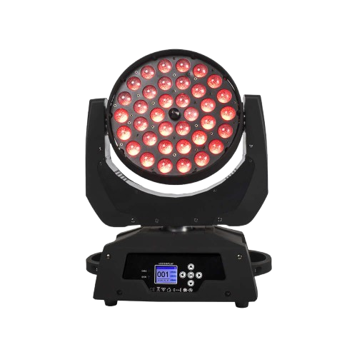 SHEHDS Zoom & Wash 36x18W Moving Head Light RGBWA+UV for DJ Nightclub Wedding