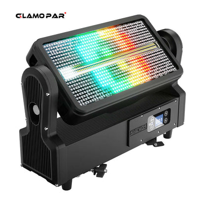 GLAMOPAR Waterproof LED 1000W RGB Strobe Moving  Head Lighting