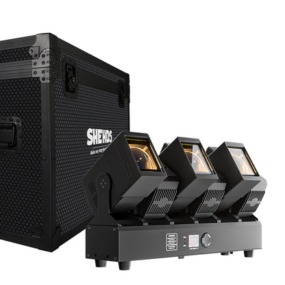 GalaxyJet LED 6x60W RGBW 6 Moving Head Light Bar Beam & Wash Stage Lighting For Wedding Bar