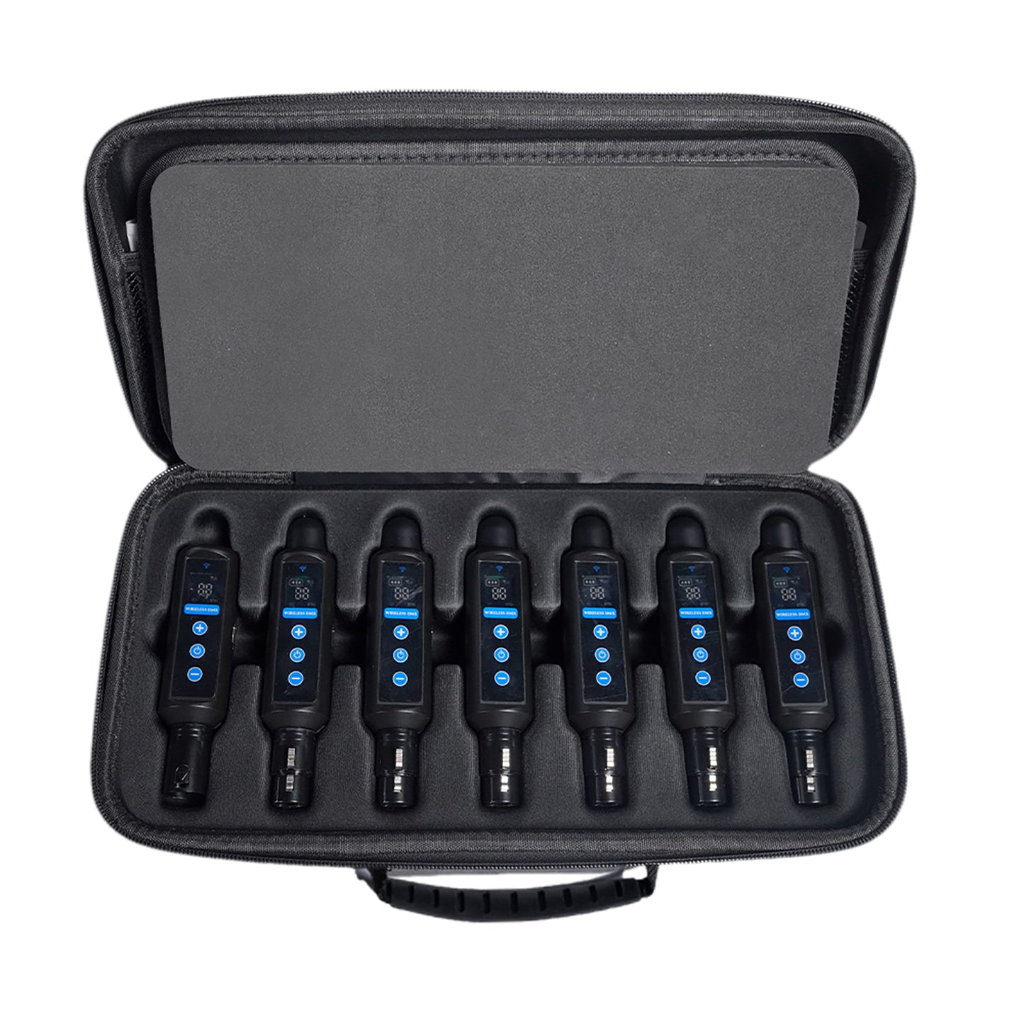 Wireless  DMX 512 Transmitter & Receiver 2.4G Battery Receiver with OLED Touch For Stage Light