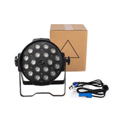 LED Zoom Par 18x18W RGBWA + éclairage UV Dj Disco éclairage de scène bon pour la boîte de nuit de fête