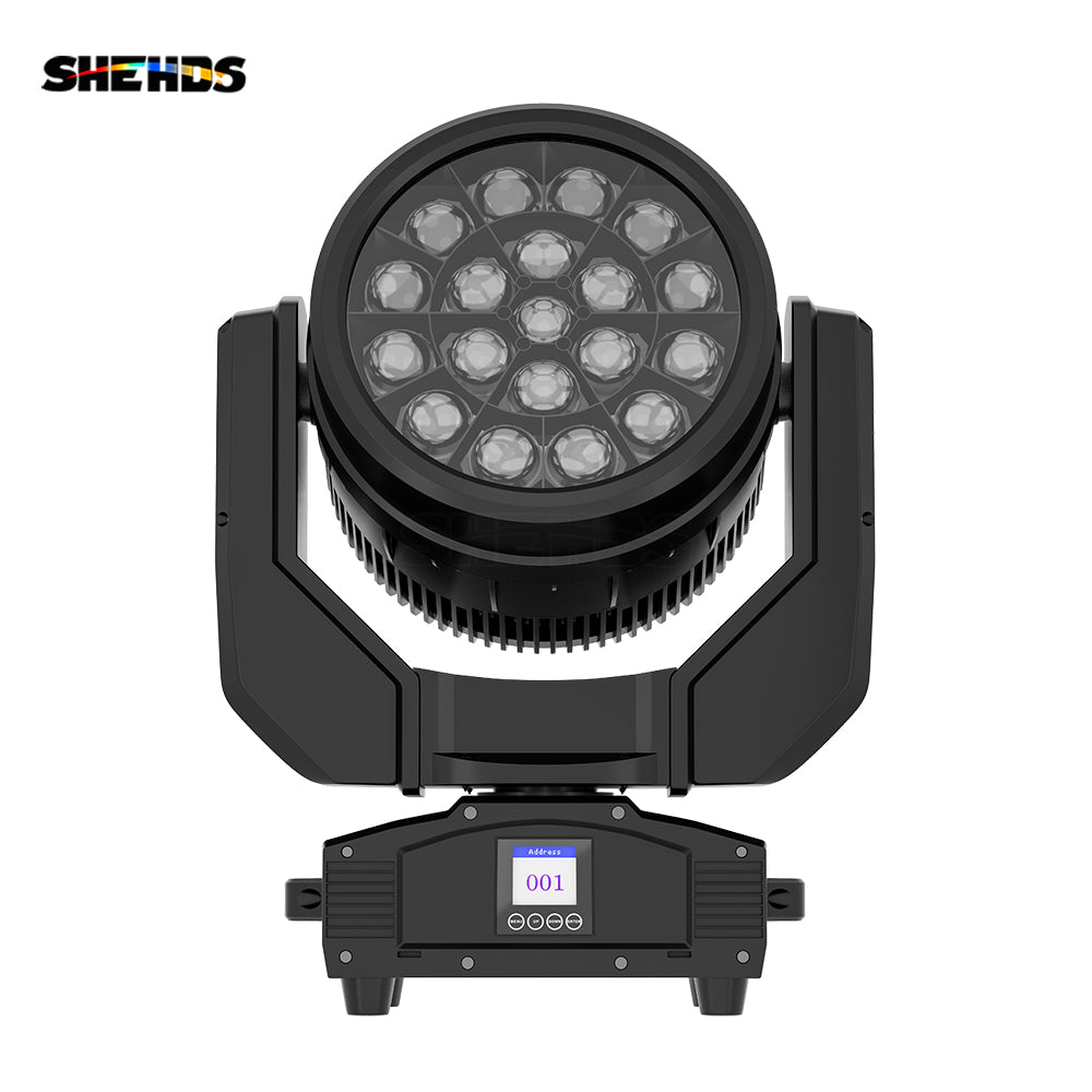 Waterproof LED Wash Big Bee Eye 19x40W RGBW Moving Head Light for Discos Entertainment Concert Performance Stage Theater JMS WEBB