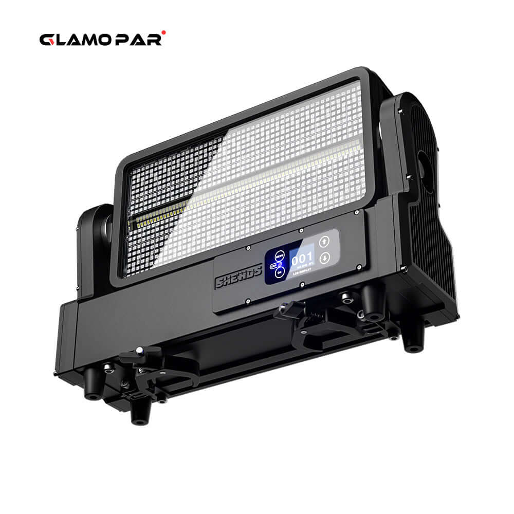 GLAMOPAR Waterproof LED 1000W RGB Strobe Moving  Head Lighting