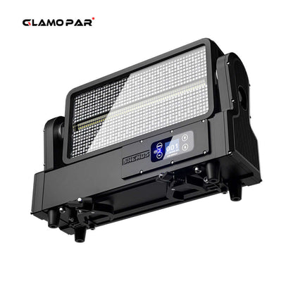 GLAMOPAR Waterproof LED 1000W RGB Strobe Moving  Head Lighting