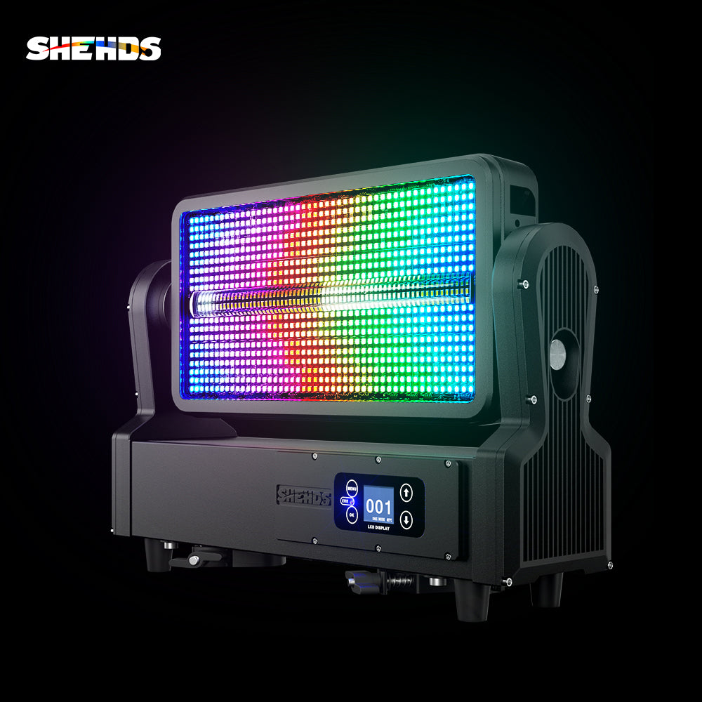 CoralPar Waterproof LED 1000W RGB Strobe Moving  Head Lighting For Wedding Club Church DJ