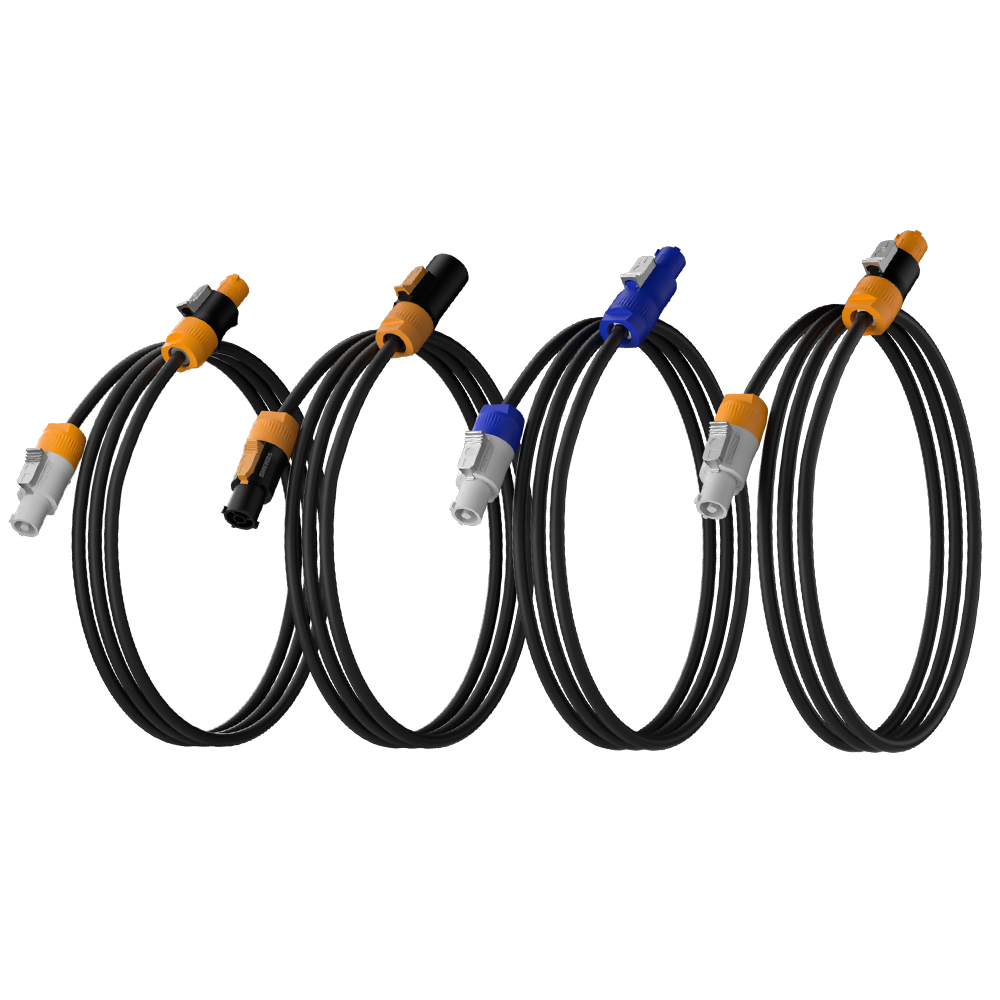Power Link Cables IP65 Waterproof / Standard Hand in Hand Powerlink Connection