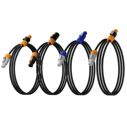 Power Link Cables IP65 Waterproof / Standard Hand in Hand Powerlink Connection