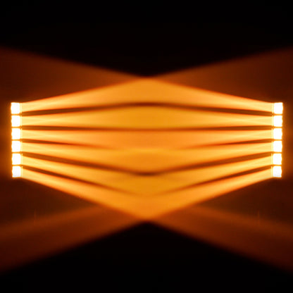 GalaxyJet LED 6x60W RGBW 6 Moving Head Light Bar Beam & Wash Stage Lighting For Wedding Bar