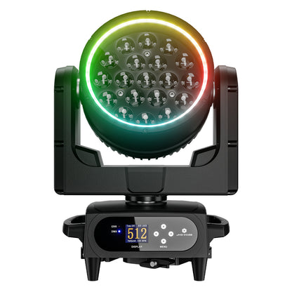 SHEHDS APP Control IP66 19 x Series LED Pixel Zoom Wash Moving Head Light