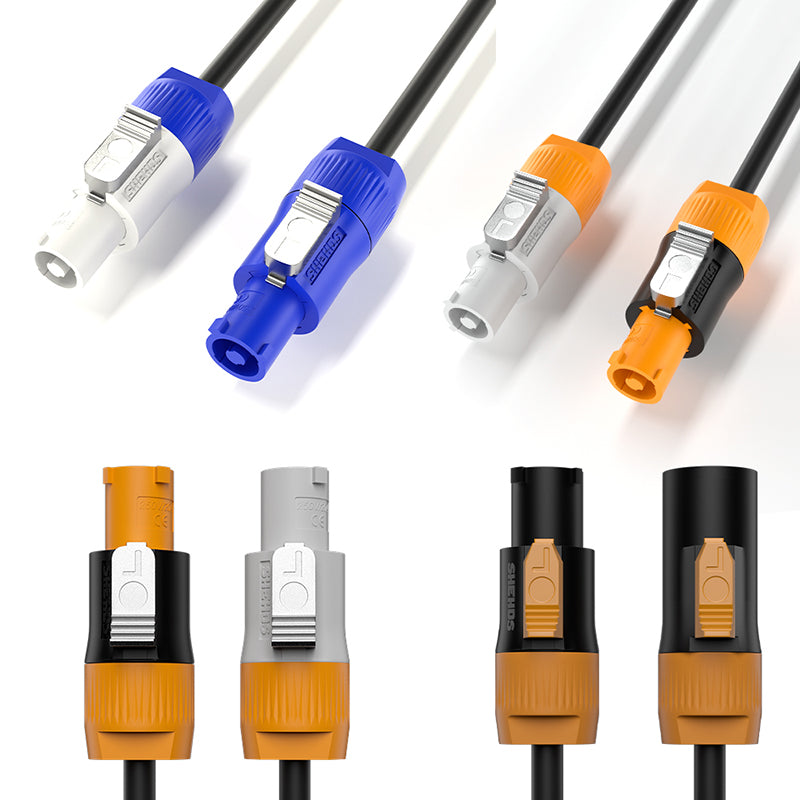 Power Link Cables IP65 Waterproof / Standard Hand in Hand Powerlink Connection