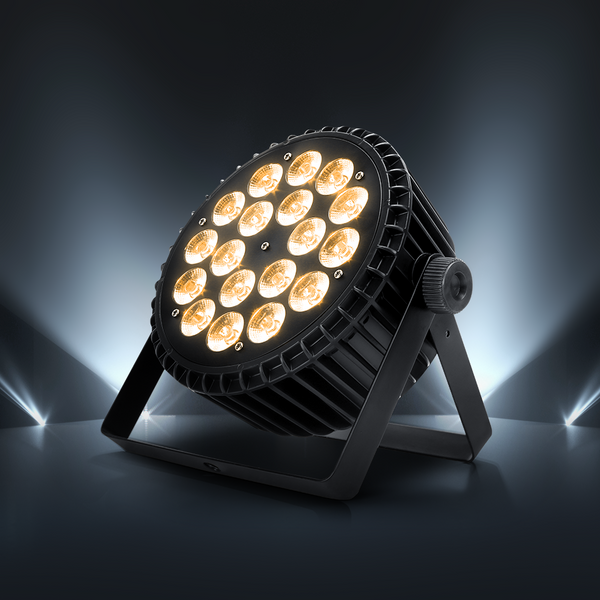 SHEHDS 18x18W Aluminum Alloy LED Flat Par DMX512 DJ Par Cans Wash Light