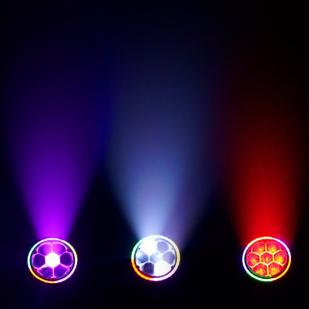 SHEHDS 7x40W Bee Eye Moving Head Light with Zoom & Wash RGBW/RGBL/RGBLAC Stage Lighting