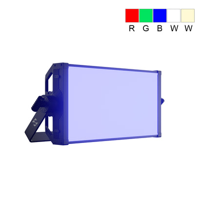 SHEHDS 200W RGBW+WW LED Softlight Panel with Barndoor