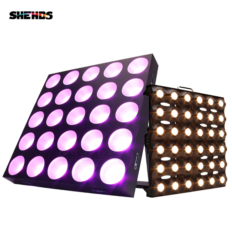 LED 25x30W RGBW Blinder Matrix Light for Church Wedding Concert Theater Performance Stage