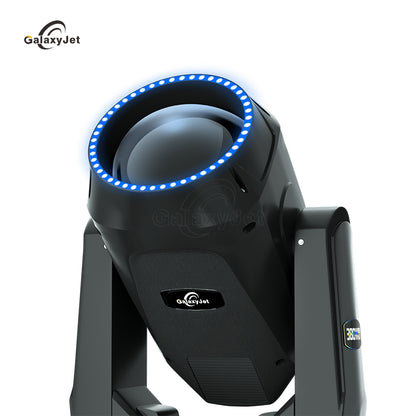 GalaxyJet Beam 380W 19R Moving Head Beleuchtung mit Ring Effekt Hohe Leistung und RDM Funktion Gut Für Konzert LiveShow