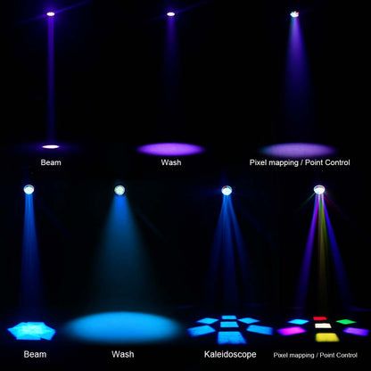 SHEHDS 7x40W Bee Eye Moving Head Light with Zoom & Wash RGBW/RGBL/RGBLAC Stage Lighting