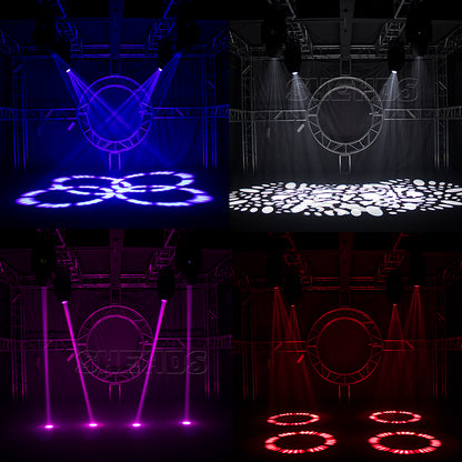 Feixe de lâmpada 380W, GOBO e lavagem híbrida 3 em 1 luz móvel para DJ Discoteca grande palco de desempenho
