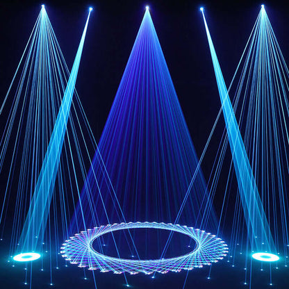 Constellaser APP Control 6W Laser Light series RGB Animation Scanner DMX512