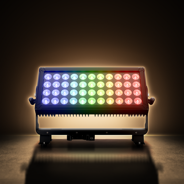 ShockCore Waterproof LED 44x10W RGBW Flood Light-Frost Lens Zero Noise Outdoor