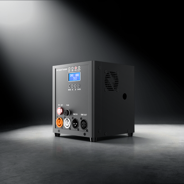 SHEHDS Mini 450W Cold Spark Fountain Machine with Remote Control DMX Spark Machine for Wedding Party