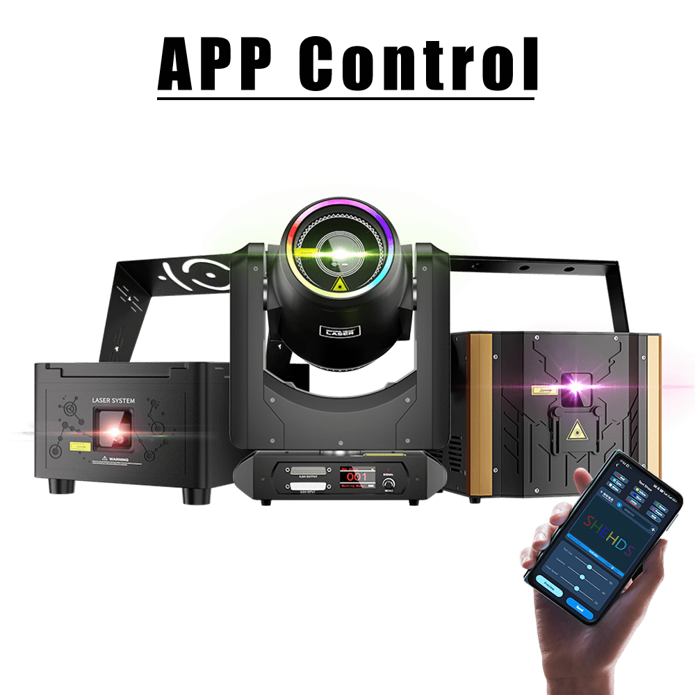 Constellaser APP Control 12W RGB Laser Light series Animation Scanner
