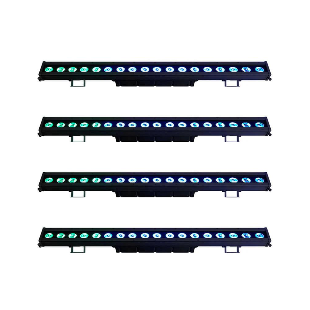 SHEHDS Luz de Pared Wash LED Impermeable 18x10W RGBWAUV / RGBLAC Sin Ruido Exterior