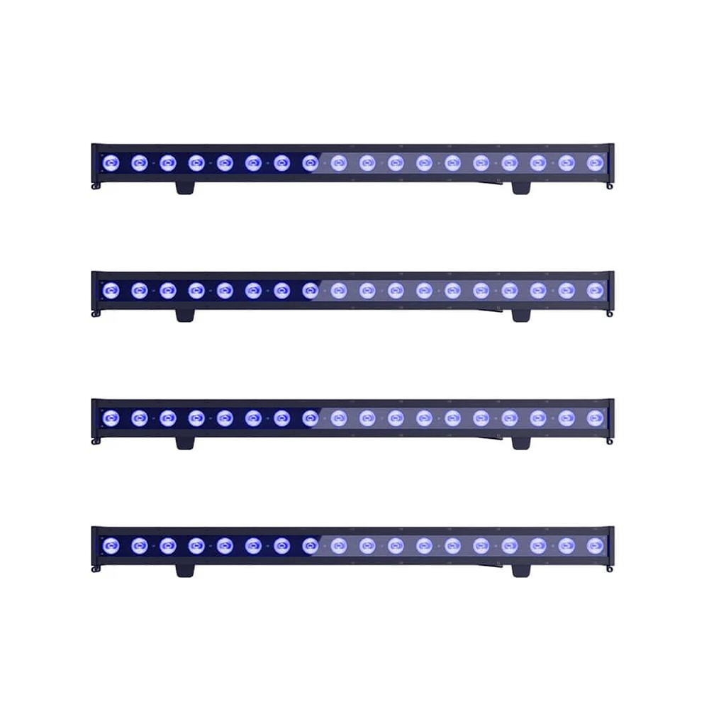 SHEHDS Luz de Pared Wash LED Impermeable 18x10W RGBWAUV / RGBLAC Sin Ruido Exterior