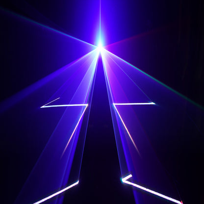 ConstelLaser impermeable 6W RGB animación luz láser recargable carcasa de una pieza pantallas táctiles