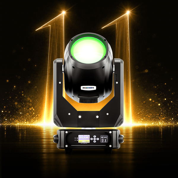 SHEHDS Beam 275W 10R Double Prisms Moving Head DJ Light