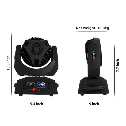 SHEHDS Zoom & Wash 36x18W Moving Head Light RGBWA+UV for DJ Nightclub Wedding