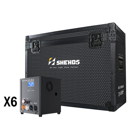 SHEHDS Mini 450W Cold Spark Fountain Machine with Remote Control DMX Spark Machine for Wedding Party