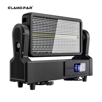 GLAMOPAR Waterproof LED 1000W RGB Strobe Moving  Head Lighting