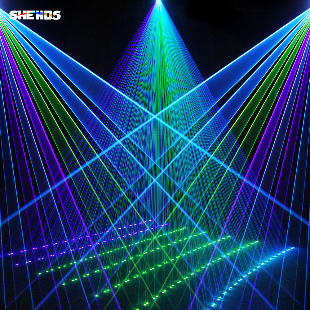 Laser principal movente de Constellaser 6W para a fase de desempenho do teatro do DJ do casamento