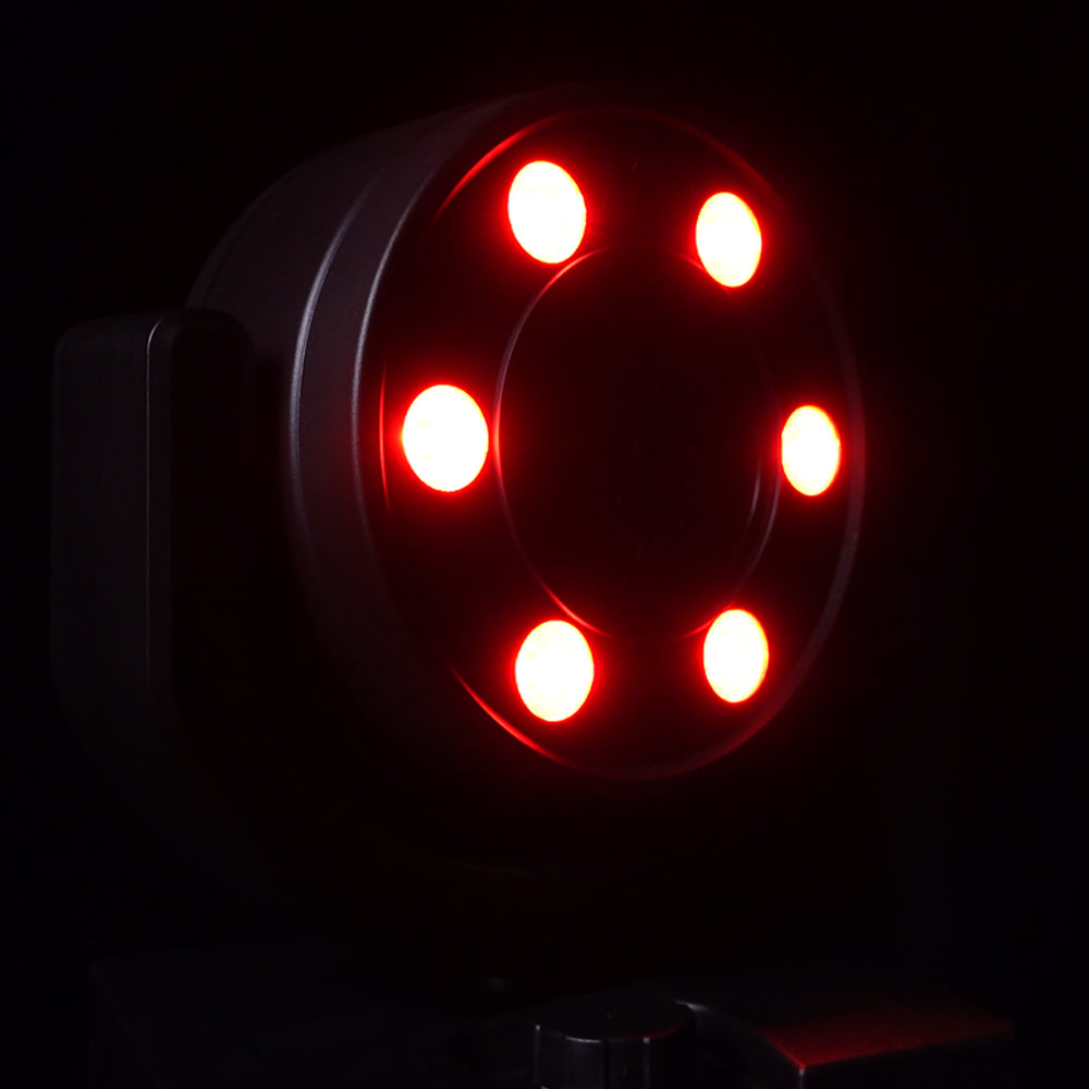 SHEHDS LED 100W Moving Head Bubble Machine – red bubble effect