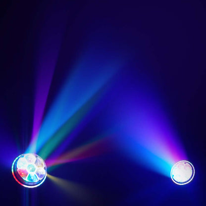 SHEHDS 7x40W Bee Eye Moving Head Light with Zoom & Wash RGBW/RGBL/RGBLAC Stage Lighting