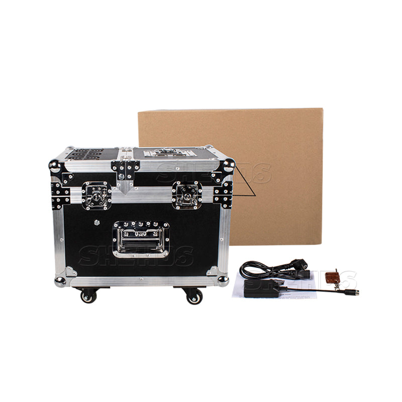 660W Haze Machine With Flight Case DMX Stage Professional Fogger Equipment Remote Control Smoke Hazer Hall Music Concert DJ