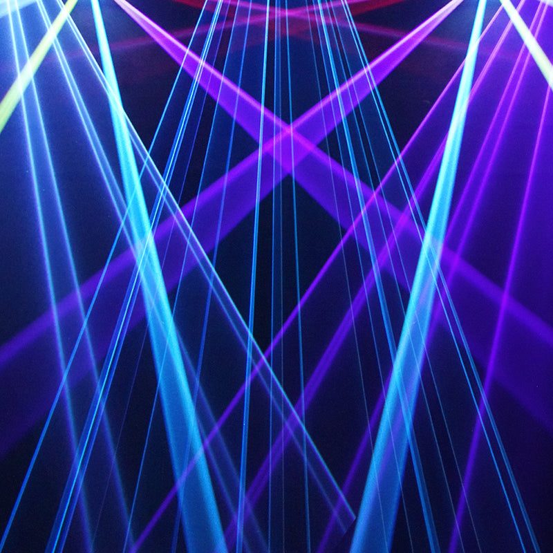 Constellaser Láser semiconductor de animación RGB de 6 W con conector Art Net DMX512, ILDA y RJ45 