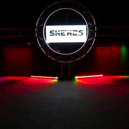 SHEHDS étanche 18x12W RGBW 4IN1 mur LED lumière de lavage barre de LED barre de ligne pour DJ lampe de course de chevaux en plein air