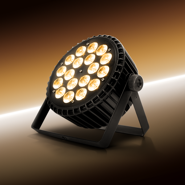 SHEHDS 18x18W Aluminum Alloy LED Flat Par DMX512 DJ Par Cans Wash Light