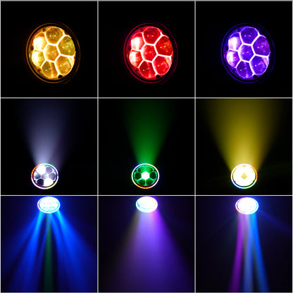 JMS WEBB Waterproof 7x40W Bee Eye Moving Head Light RGBW/RGBL/RGBLAC Zoom Wash Stage Lighting